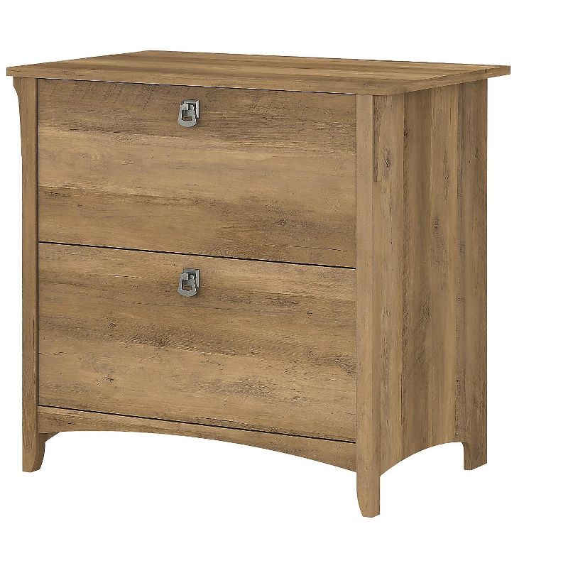 Bush Furniture Salinas 2-Drawer Lateral File Cabinet, Let/Leg, Reclaimed Pine, 31.73" SAF132RCP-03