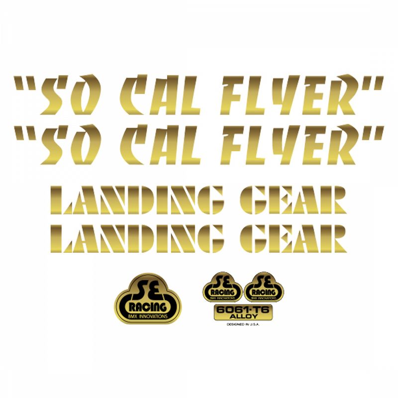 Se Bikes Socal Flyer Decal Set Sticker/Decal