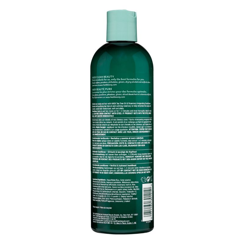 Hask Tea Tree & Rosemary Oil Scalp Care Conditioner - 12 fl oz