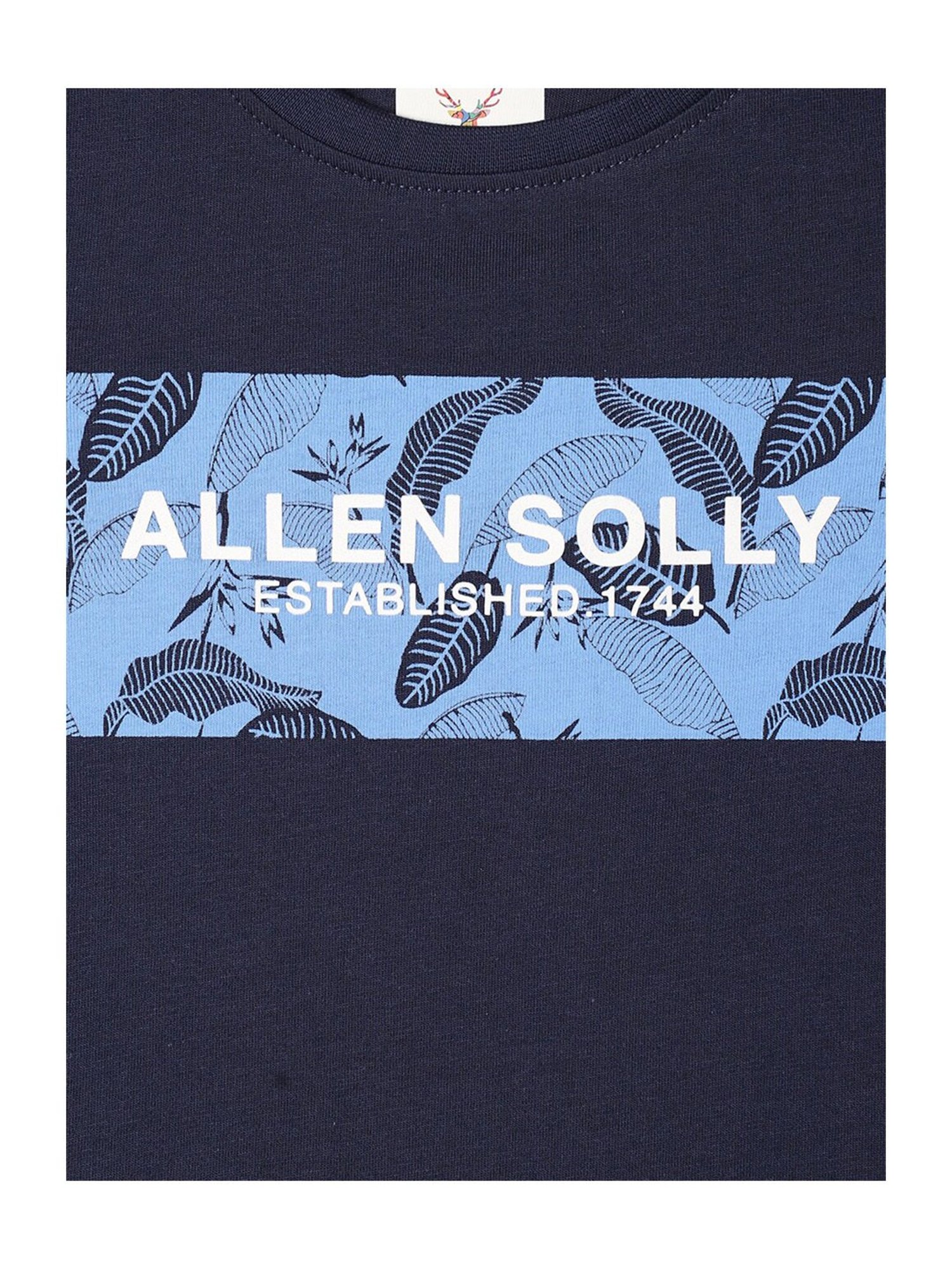 MINIKLUB Boys Blue Printed Full Sleeves T-Shirt