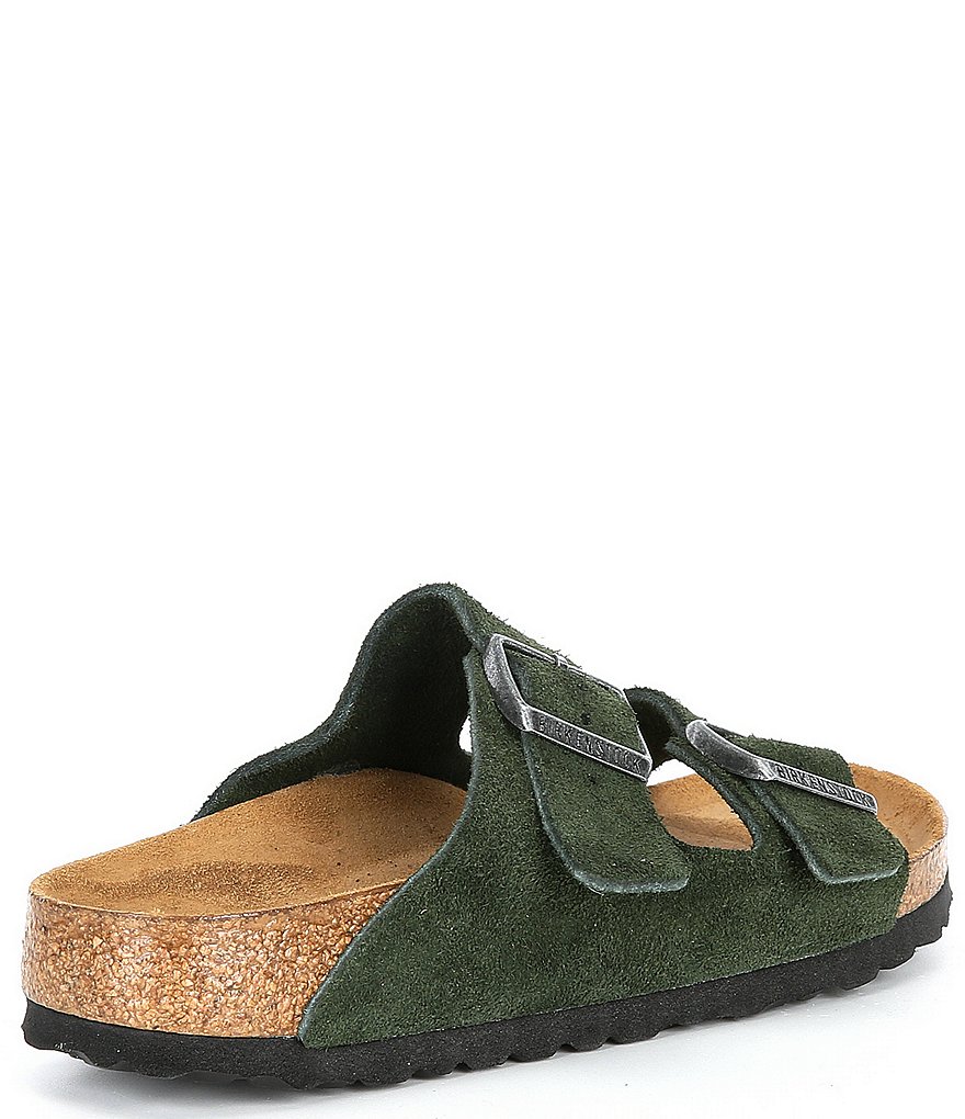 Birkenstock Women's Arizona Suede Dual Adjustable Buckle Strap Sandals