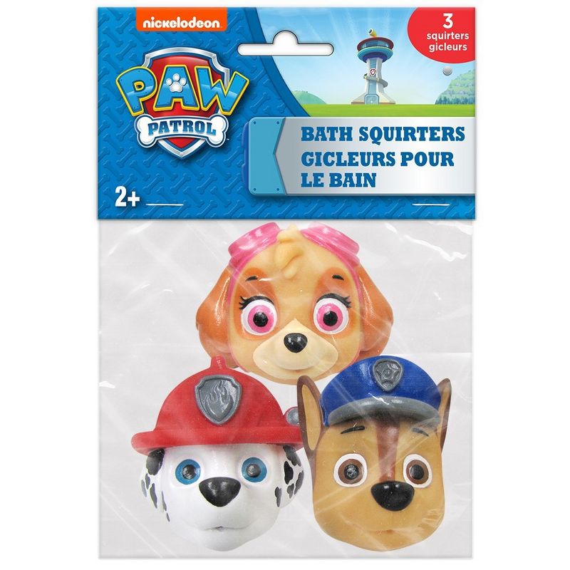 PAW Patrol Chase and Marshall Bath Squirters - 3pk
