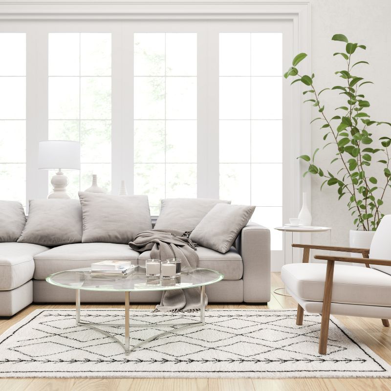 8'x10' Marble Area Rug Beige - Safavieh