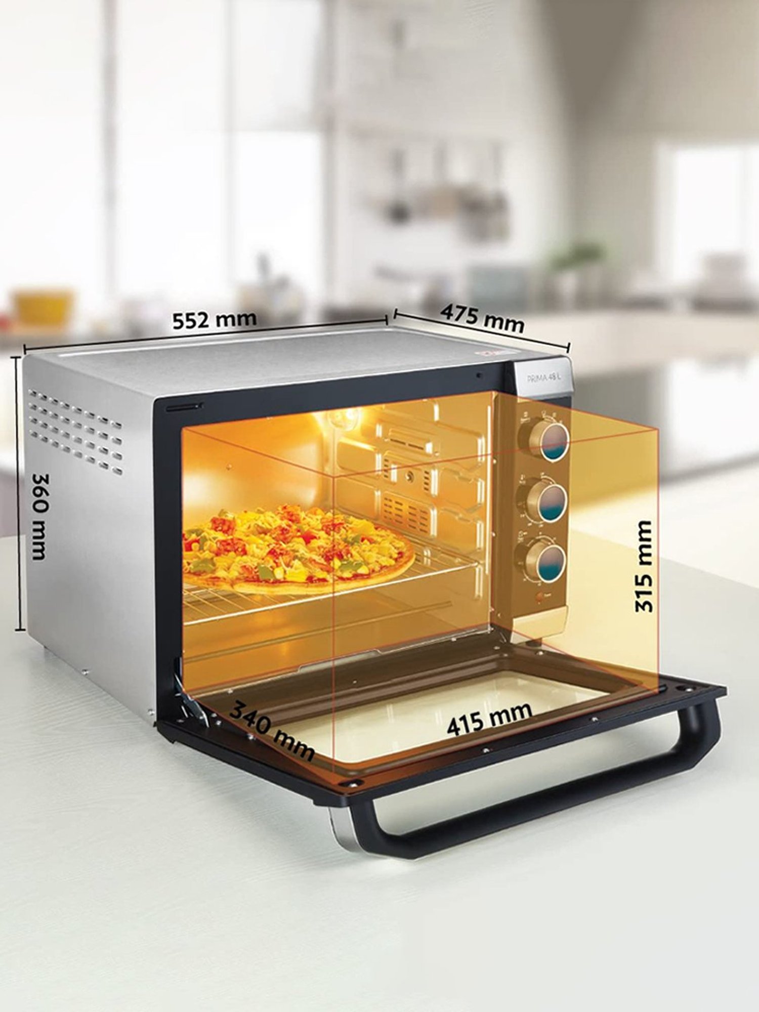 BLACK+DECKER 1280W 19L Oven Toaster Grill