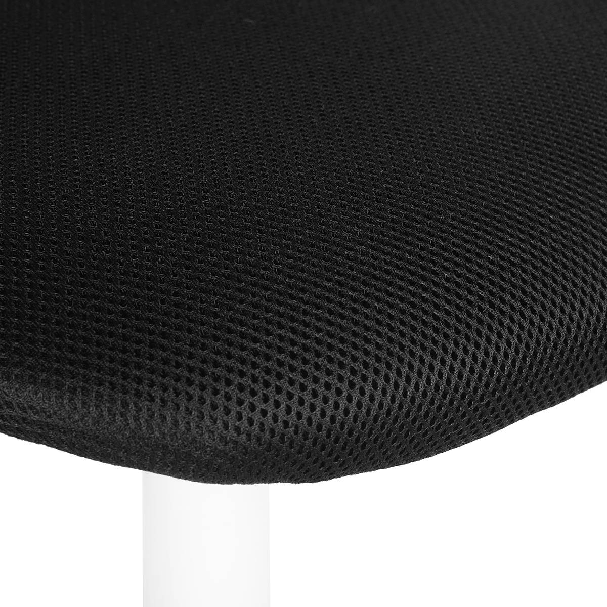 FurnitureR Teen Task Chair Height Adjustable Swivel Rolling,Children Student Computer Desk Chair,Black