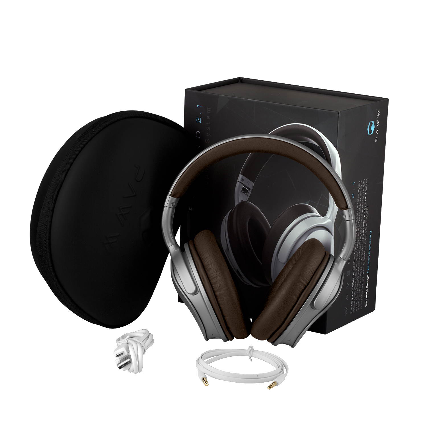 Paww WAVESOUND2BK WaveSound 2.1 Bluetooth Headphones