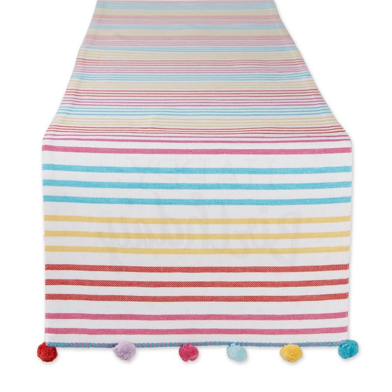 108" x 14" Cotton Happy Birthday Kitchen Table Runner - Design Imports