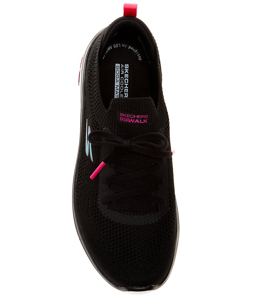 Skechers Go Walk Hyper Burst Mesh Slip-On Sneakers