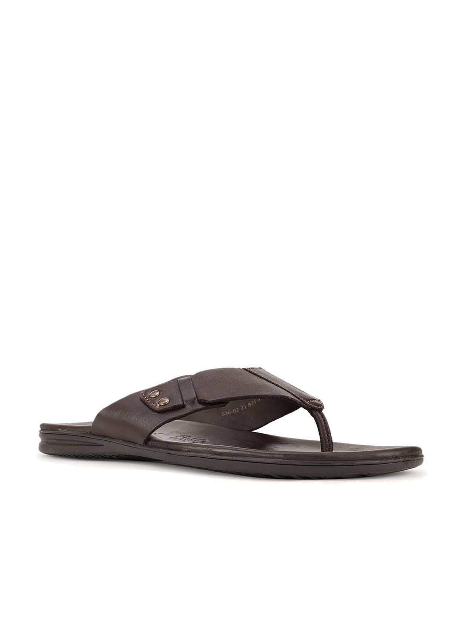 Hush Puppies by Bata Men's Chocolate Brown Thong Sandals