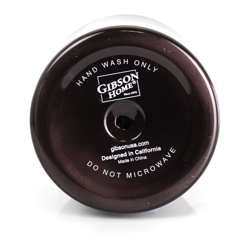 Gibson Home Waldorf 23 Ounce Stainless Steel Soup Jug In Burgundy