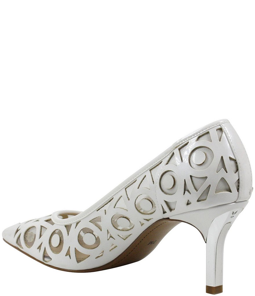J. Renee Jameena Patent Laser Cut Pumps