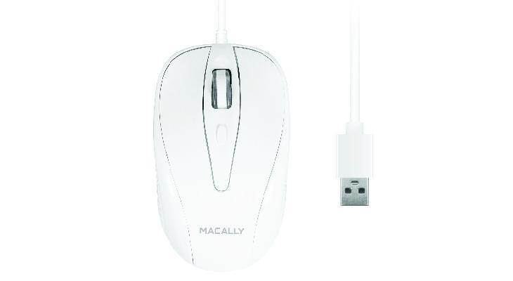 MACALLY TURBO 3 Button Optical USB Mouse