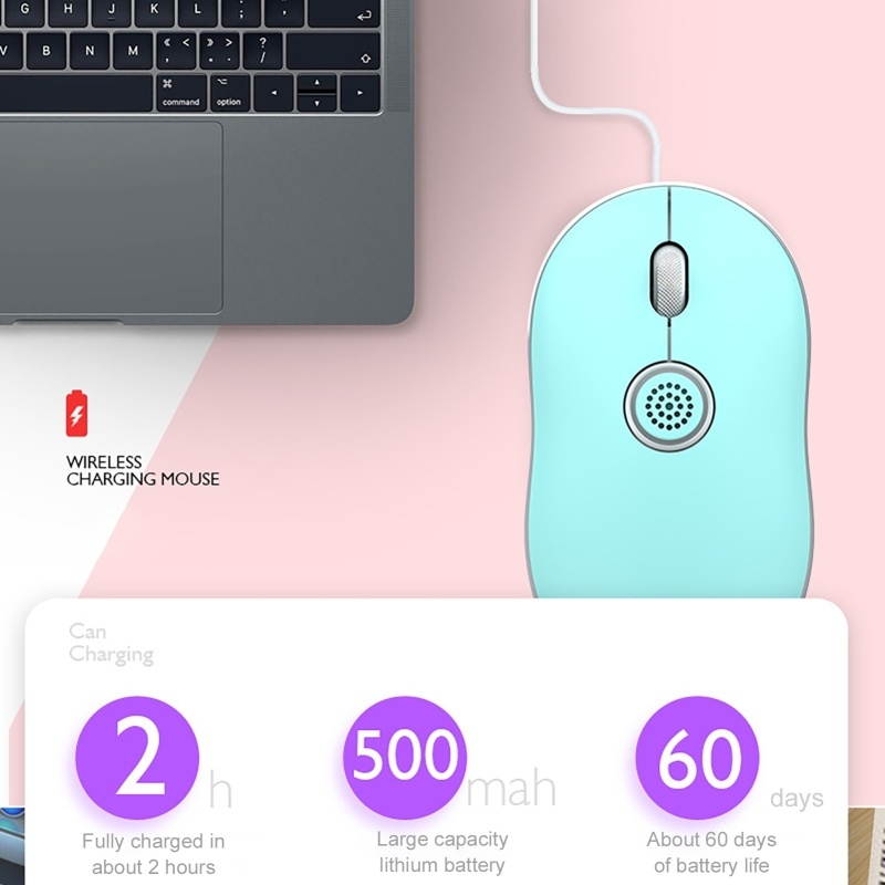 T31 Aromatherapy Wireless Laptop Desktop Computer Office Fashion Mouse for Girls