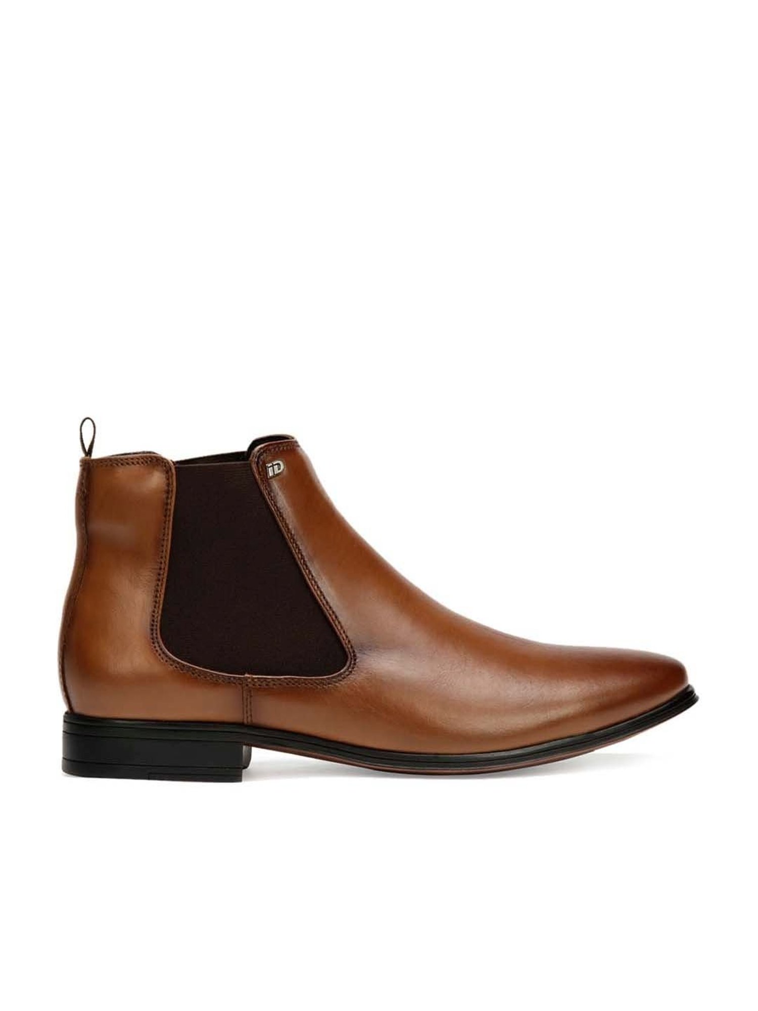 ID Men's Tan Chelsea Boots