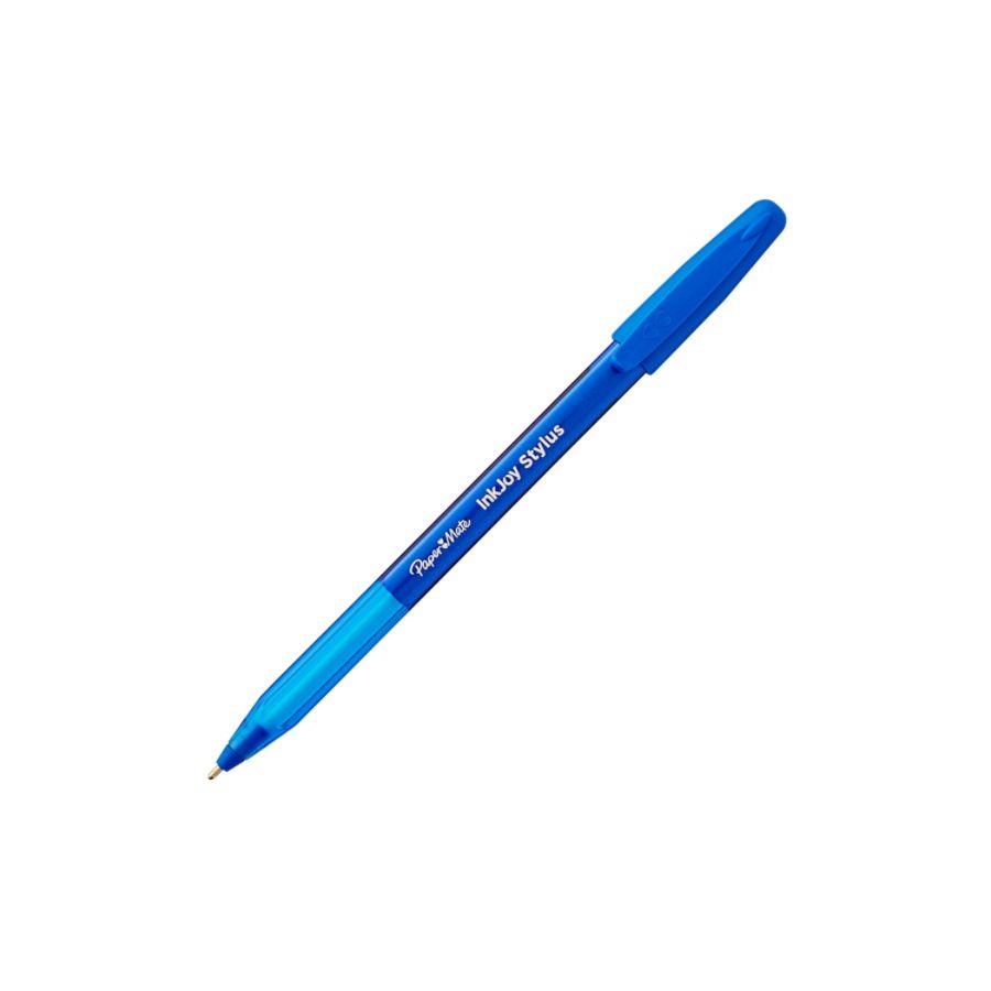 Paper Mate&reg; InkJoy&trade; 2-in-1 Stylus Pen, Blue Barrel, Pack of 12