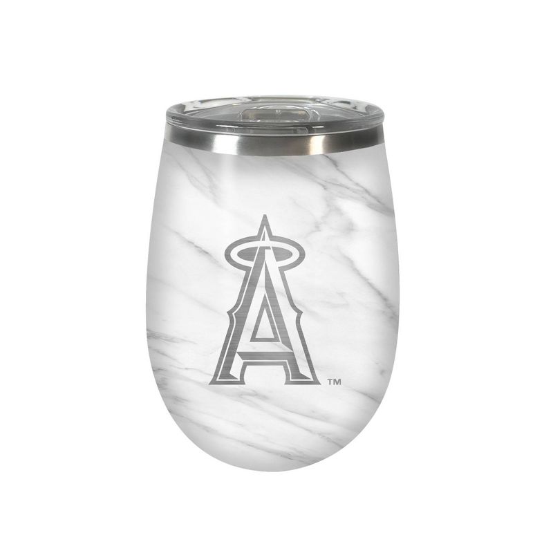 MLB Los Angeles Angels 10oz Marble Wine Tumbler