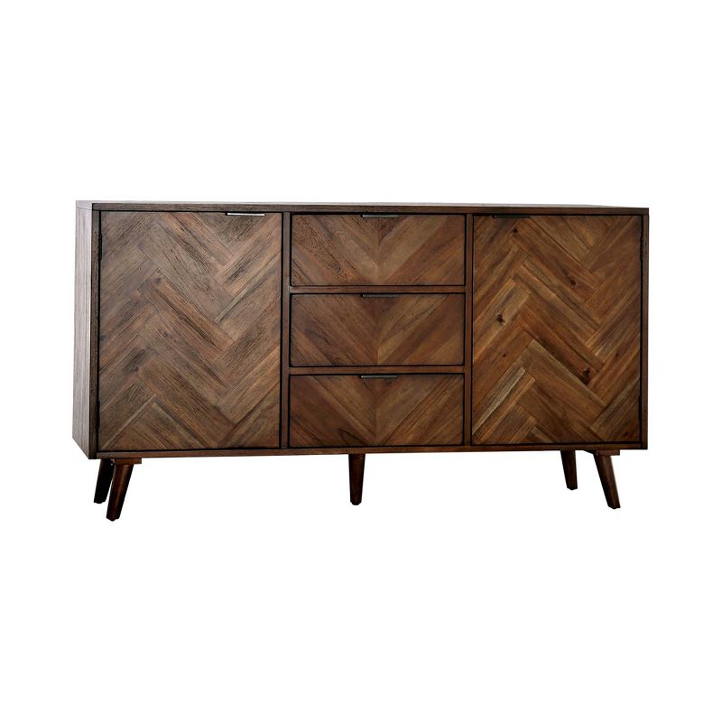 Larkin 3 Drawer Server Light Oak - HOMES: Inside + Out