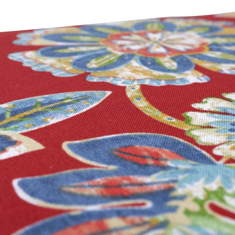 Indoor/Outdoor 2pc Daelyn Cherry Squared Corners Seat Cushion - Pillow Perfect