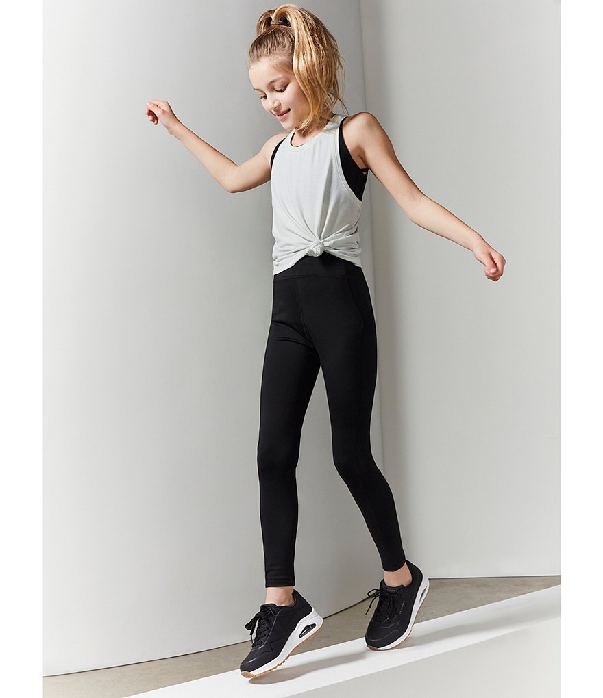 GB Girls Big Girls 7-16 Side Pocket Ankle Leggings