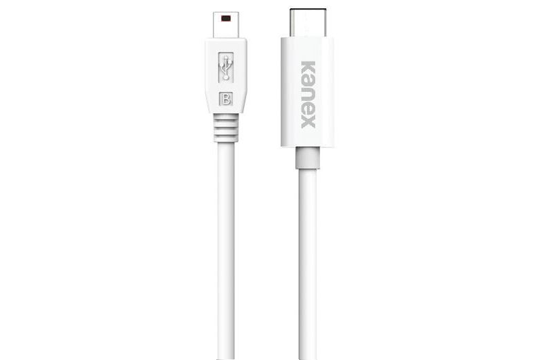Kanex USB-C to Mini-B Cable 4 Feet -White