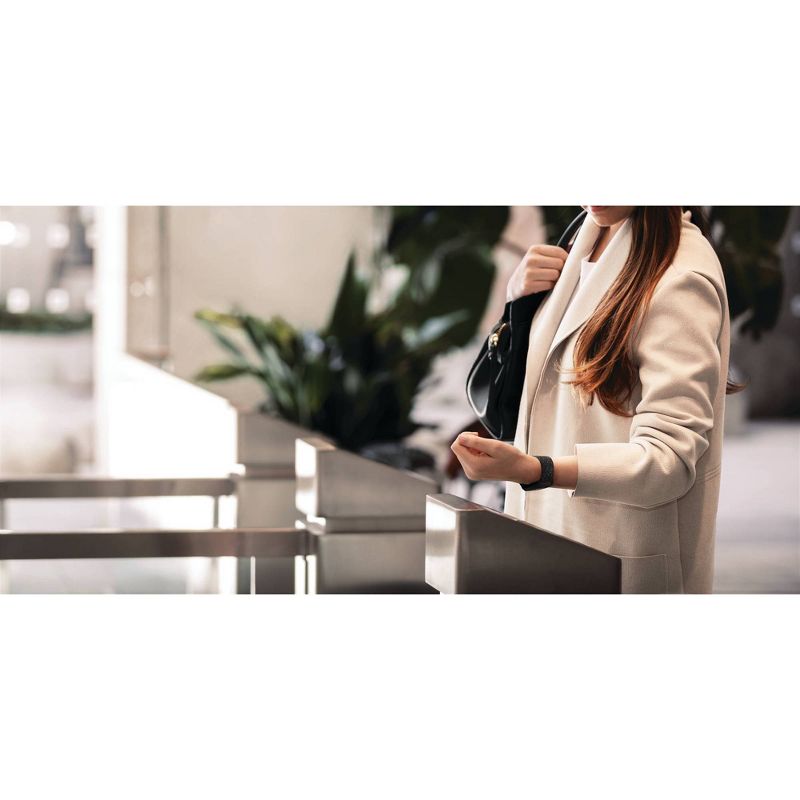 Fitbit Charge 4 Special Edition Activity Tracker - Black with Granite Reflective Woven Band