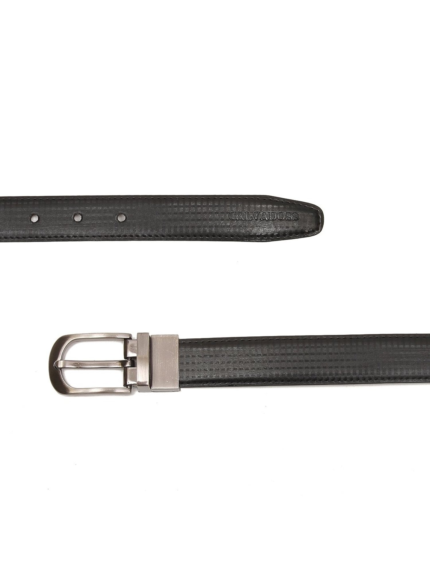 Calvadoss Black & Brown Reversible Belt for Women