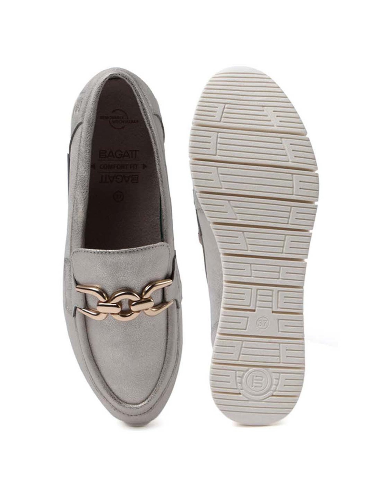 BAGATT Women's Ornella Metallics Casual Loafers