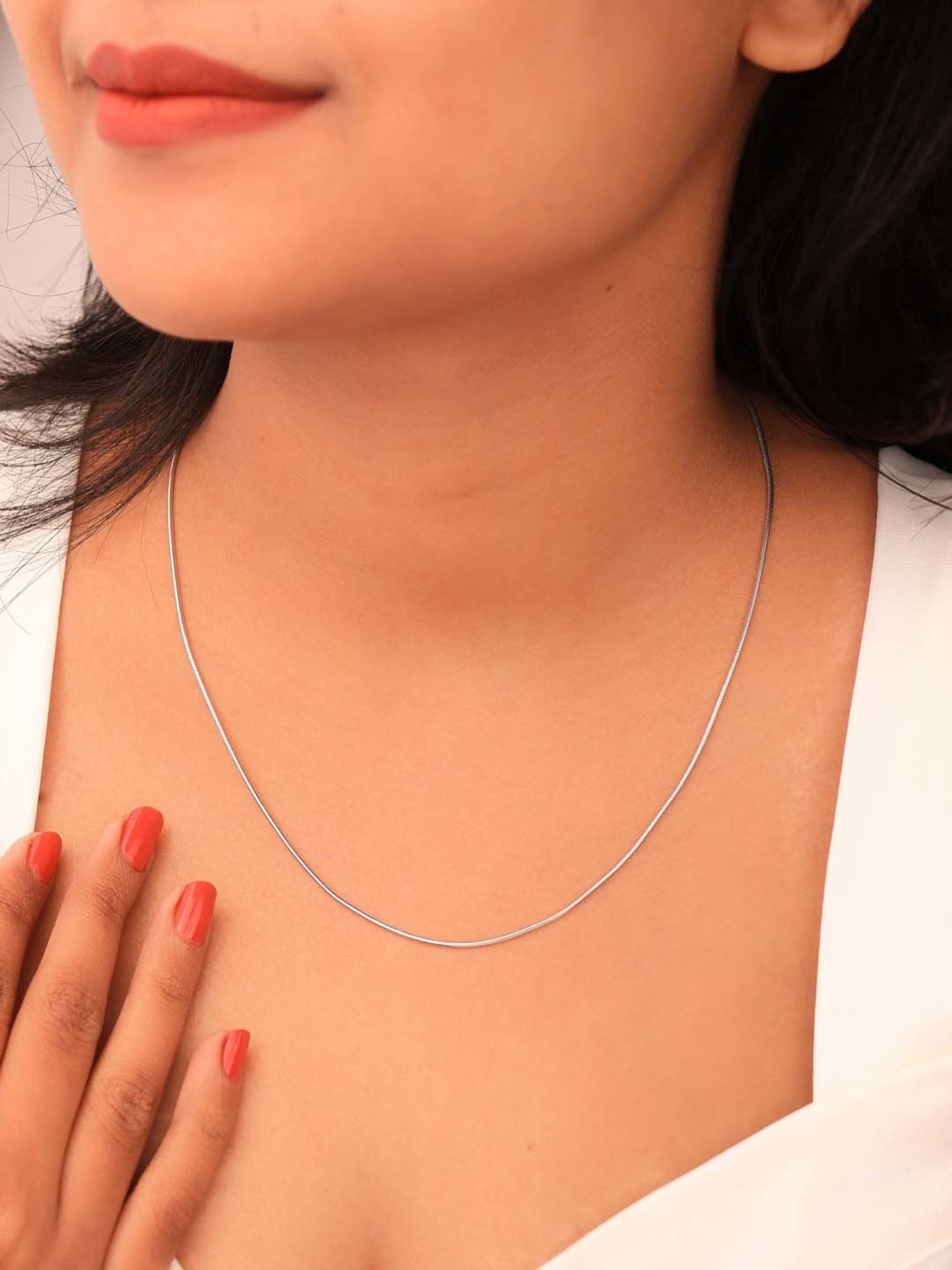 Zavya Sleek and Modern Golden Plated 92.5 Sterling Silver Box Chain