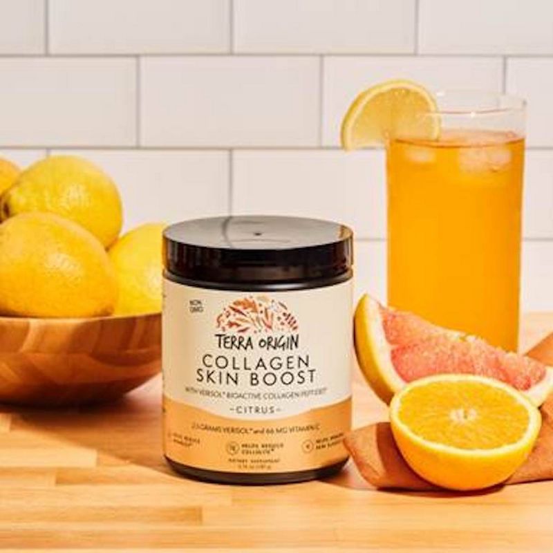 Terra Origin Collagen Skin Boost - Citrus - 6.35oz