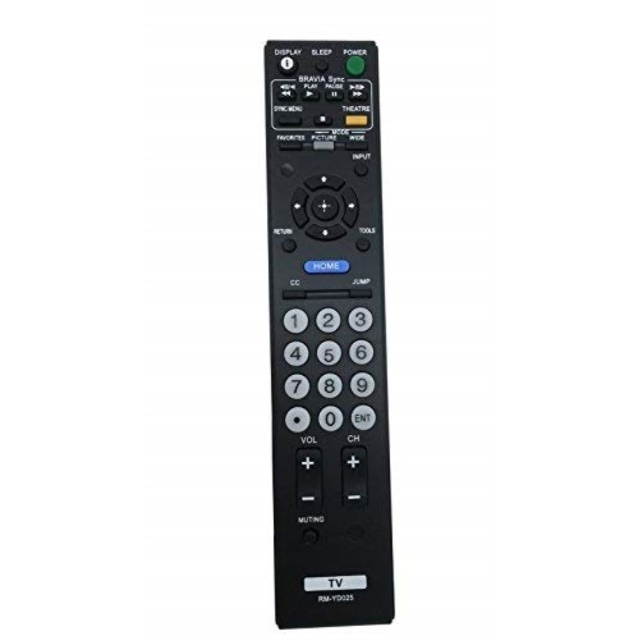 new rm-yd025 remote suit for sony tv kdl-32s5100 kdl-32xbr9 kdl-37l4000 kdl-37l4000 kdl-37l5000 kdl-40s4100 kdl-46s4100 kdl-40v