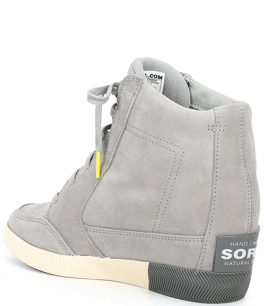 Sorel Out N About Waterproof Lace-Up Wedge Booties