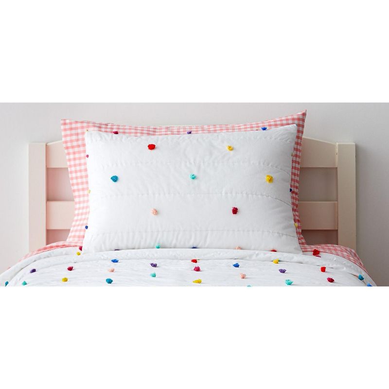 Saturday Park Rainbow Tufts Sham - 20x26 Multi