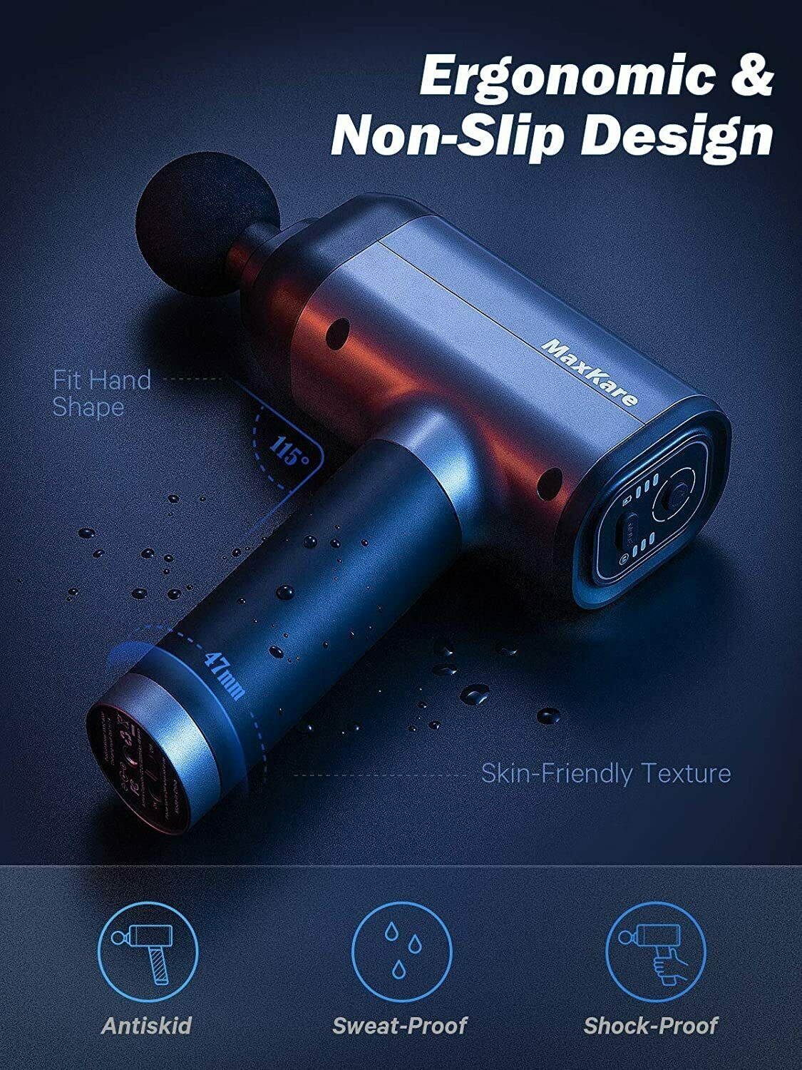 Massage  Percussion Massager 30 Speed Deep Tissue Muscle Vibrng Relaxing