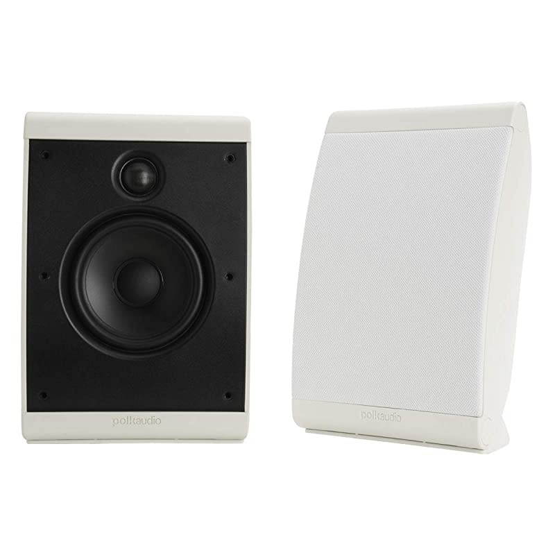 OWM3 Wall and Bookshelf Speakers | The Most High-Performance Versatile Loudspeaker | Paintable Grilles (Pair, White)