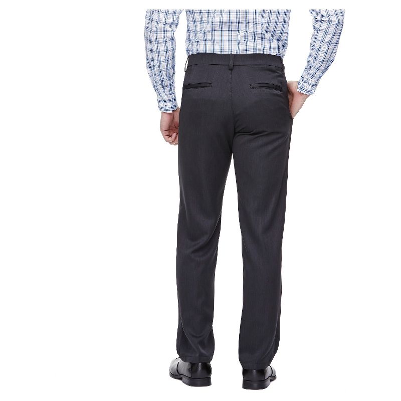 Haggar H26 Men's Straight Fit Trousers - Charcoal Heather 30x32