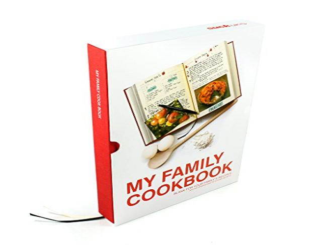 SUCK UK My Family Cookbook - Recipe Notebook, Red