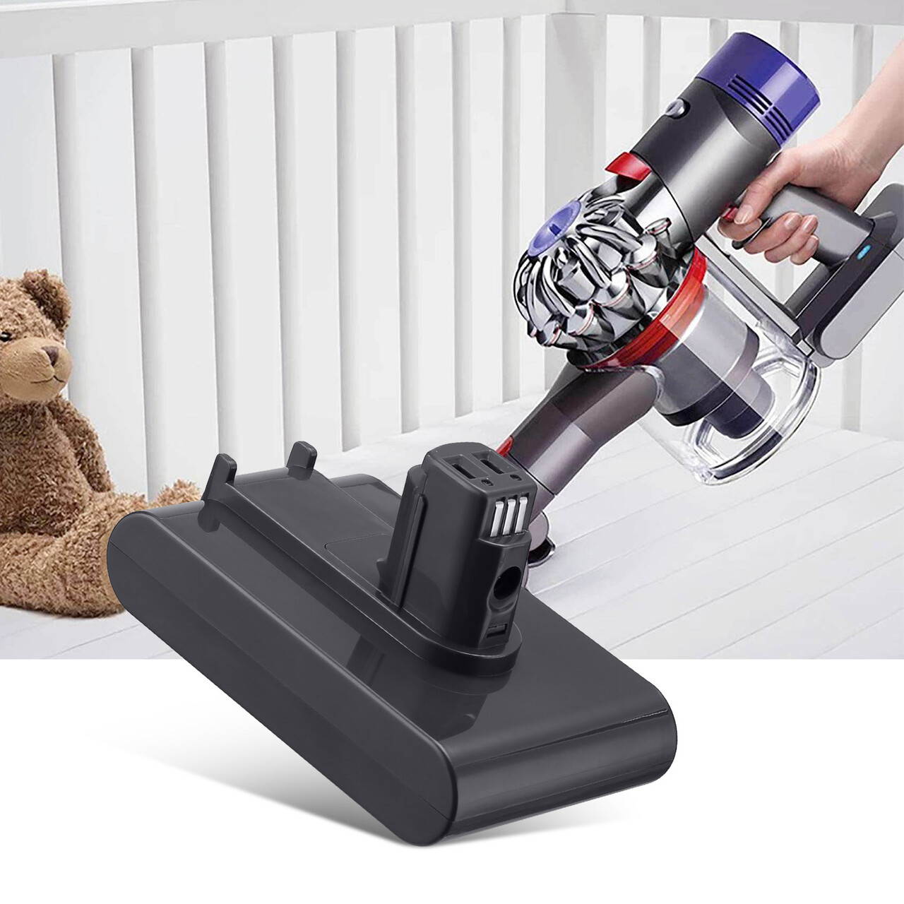 FirstPower 4000mAh Replacement Battery 4.0Ah 22.2V Li-ion Batteries for Dyson DC31 DC34 DC35 DC44 Type A Animal Vacuum