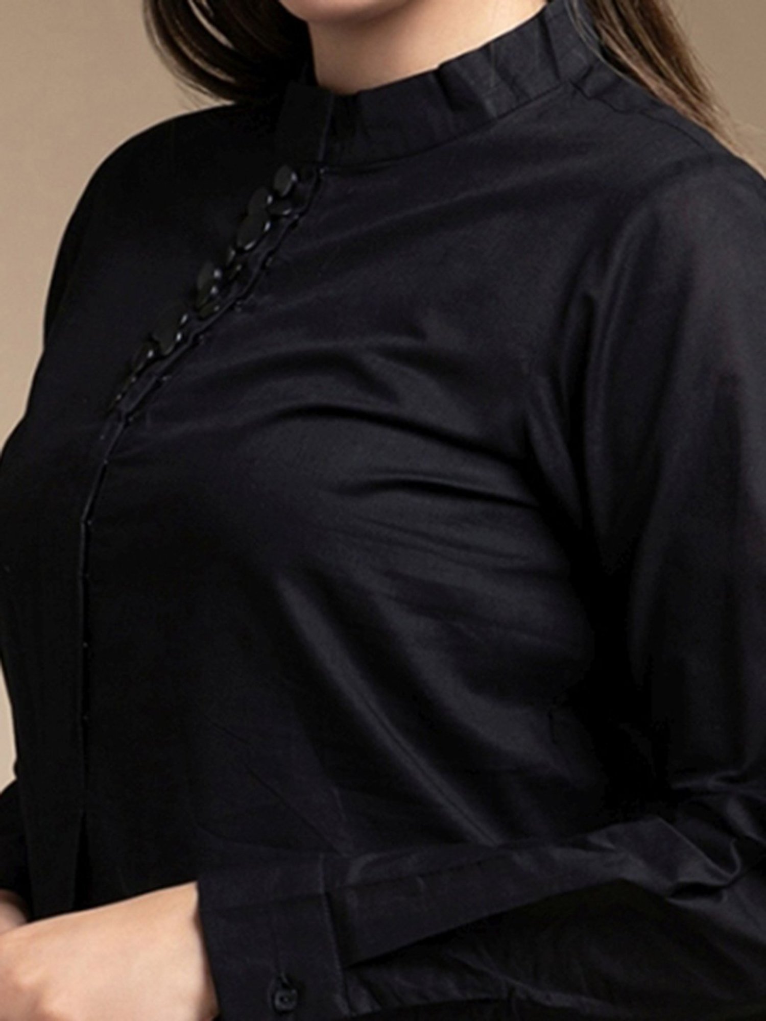 House of Manaa Black Hom Allure Kurta with Pallazo