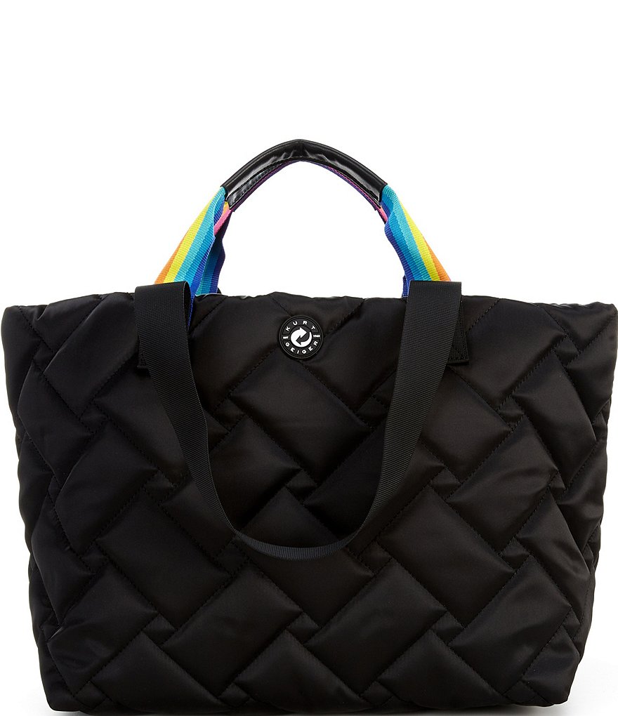 Kurt Geiger London Nylon Quilted Shopper Tote Bag
