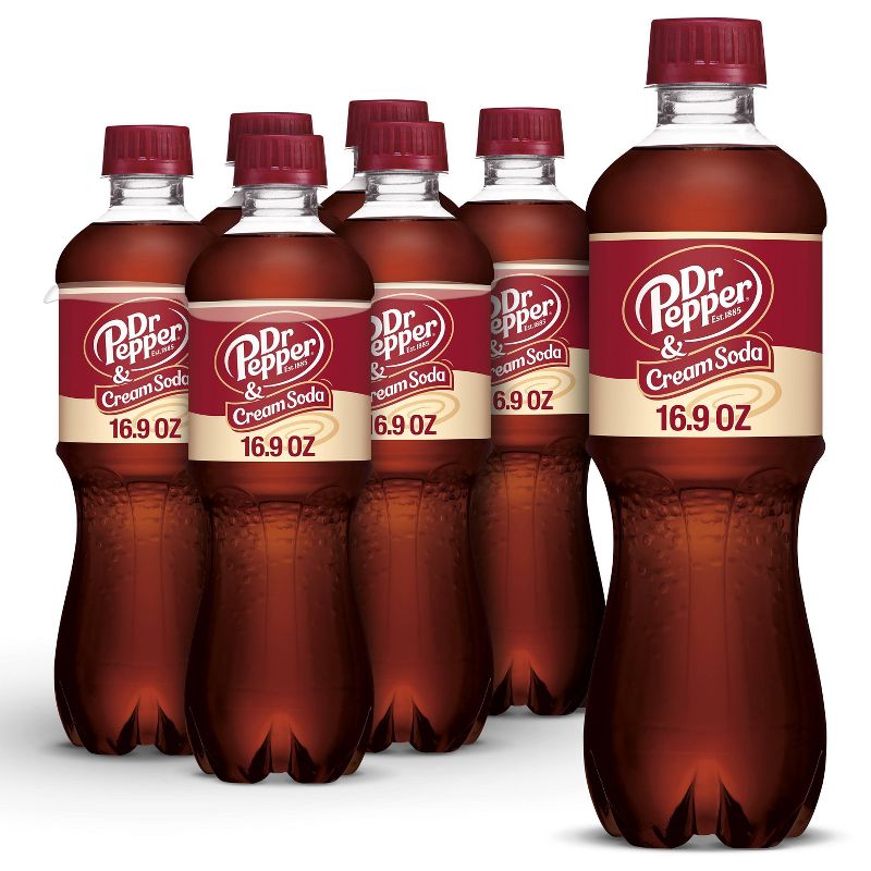 Dr Pepper Cream Soda - 6pk/16.9 fl oz Bottles