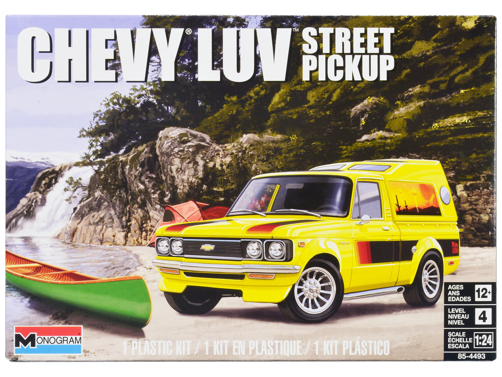 Level 4 Model Kit 1978 Chevrolet Blazer Pickup Truck "Pulled Pork Pulldozer" 1/24 Scale Model by Revell