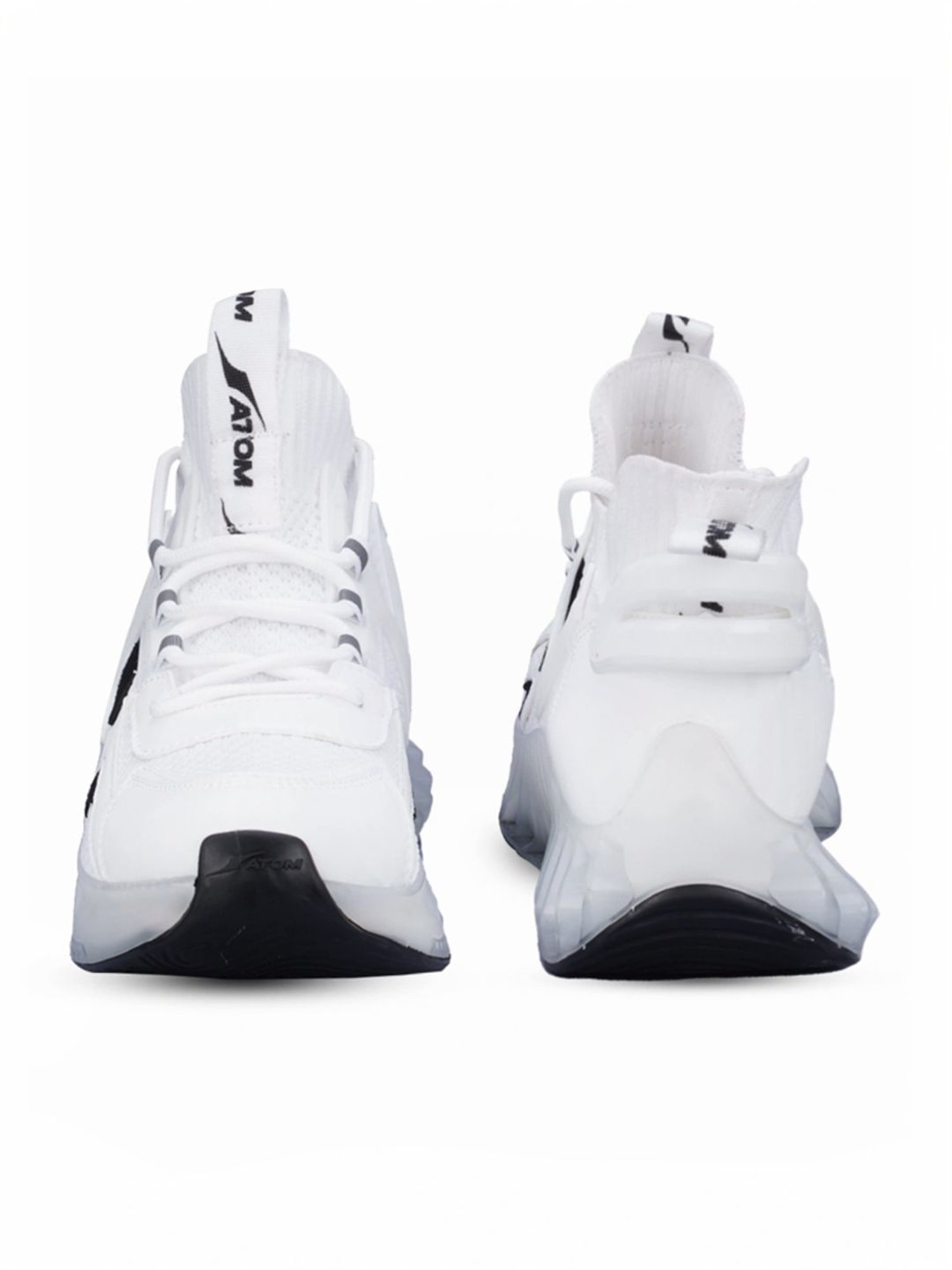 Atom Men's SpeedRider White Running Shoes