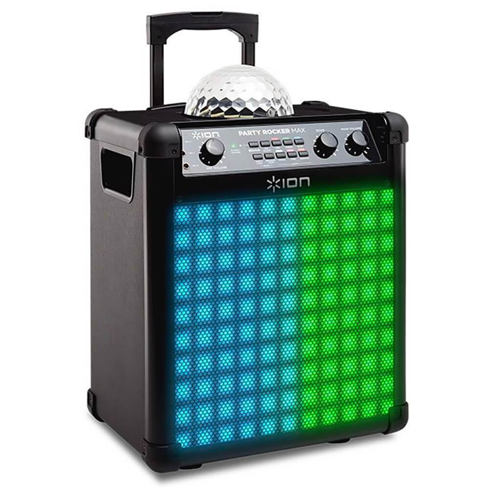 Ion PARTYRCKRMAX Wireless Rechargeable Speaker with Multi-Effect Party Lights