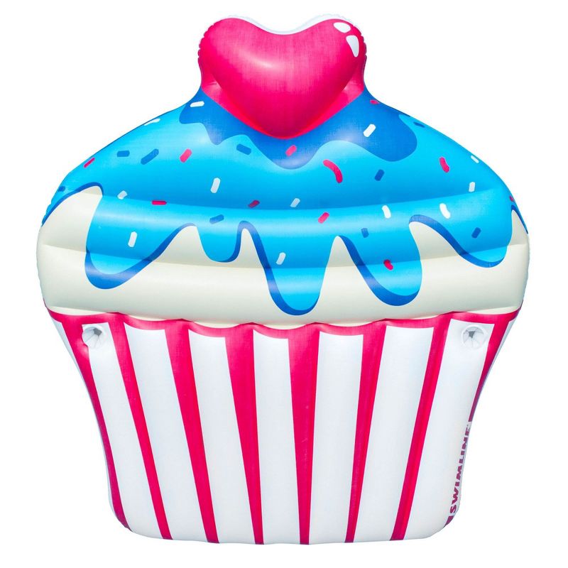 Swimline 24" Ladybug Inflatable Children's 1-Person Swimming Pool Ring Tube Pool Float - Red/Black