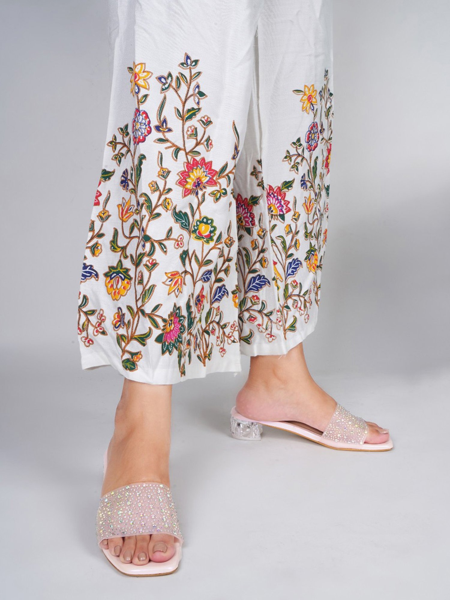 The White Pole Women's Peach Casual Sandals