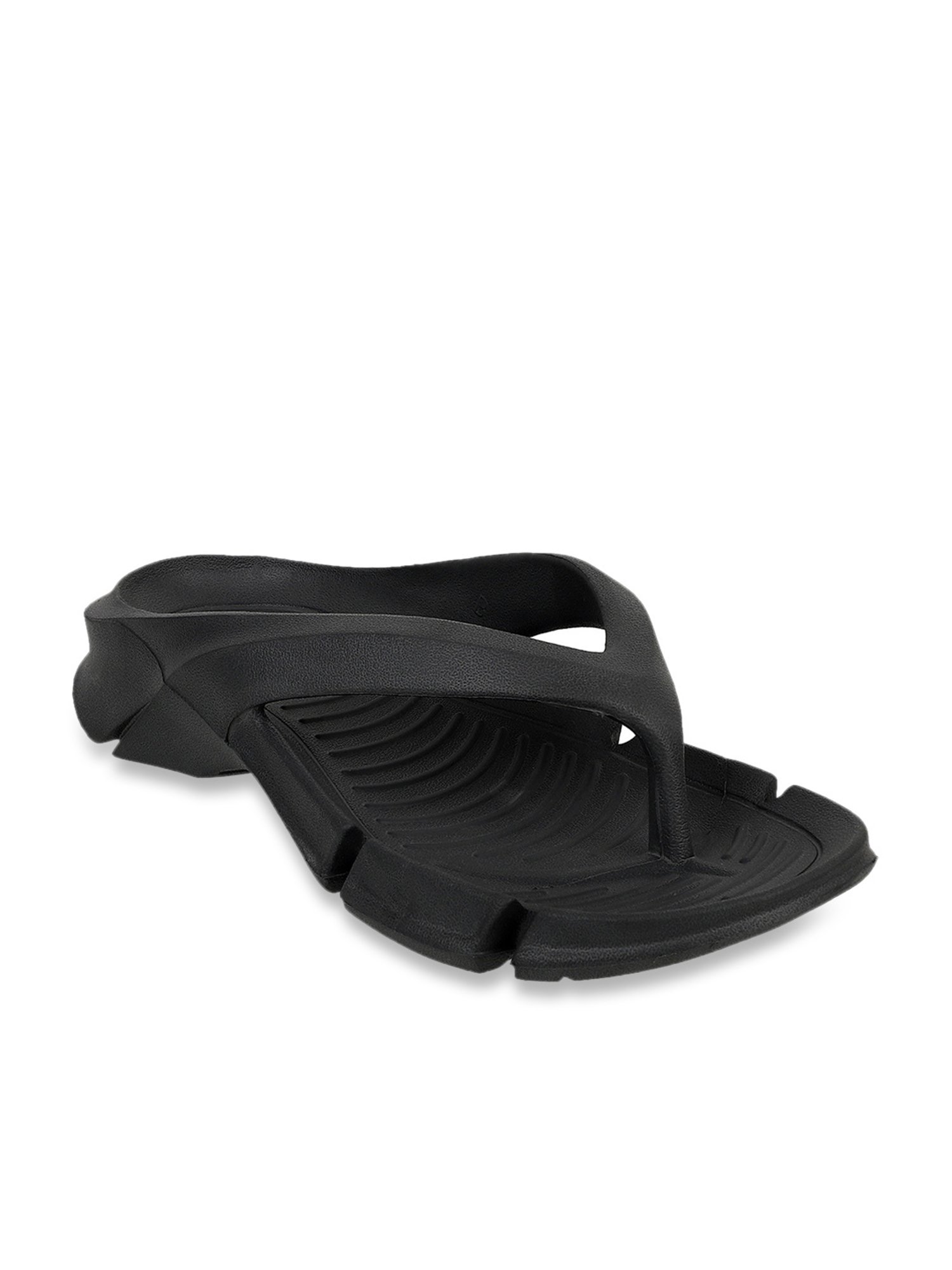 Carlton London Men's Charcoal Grey Flip Flops