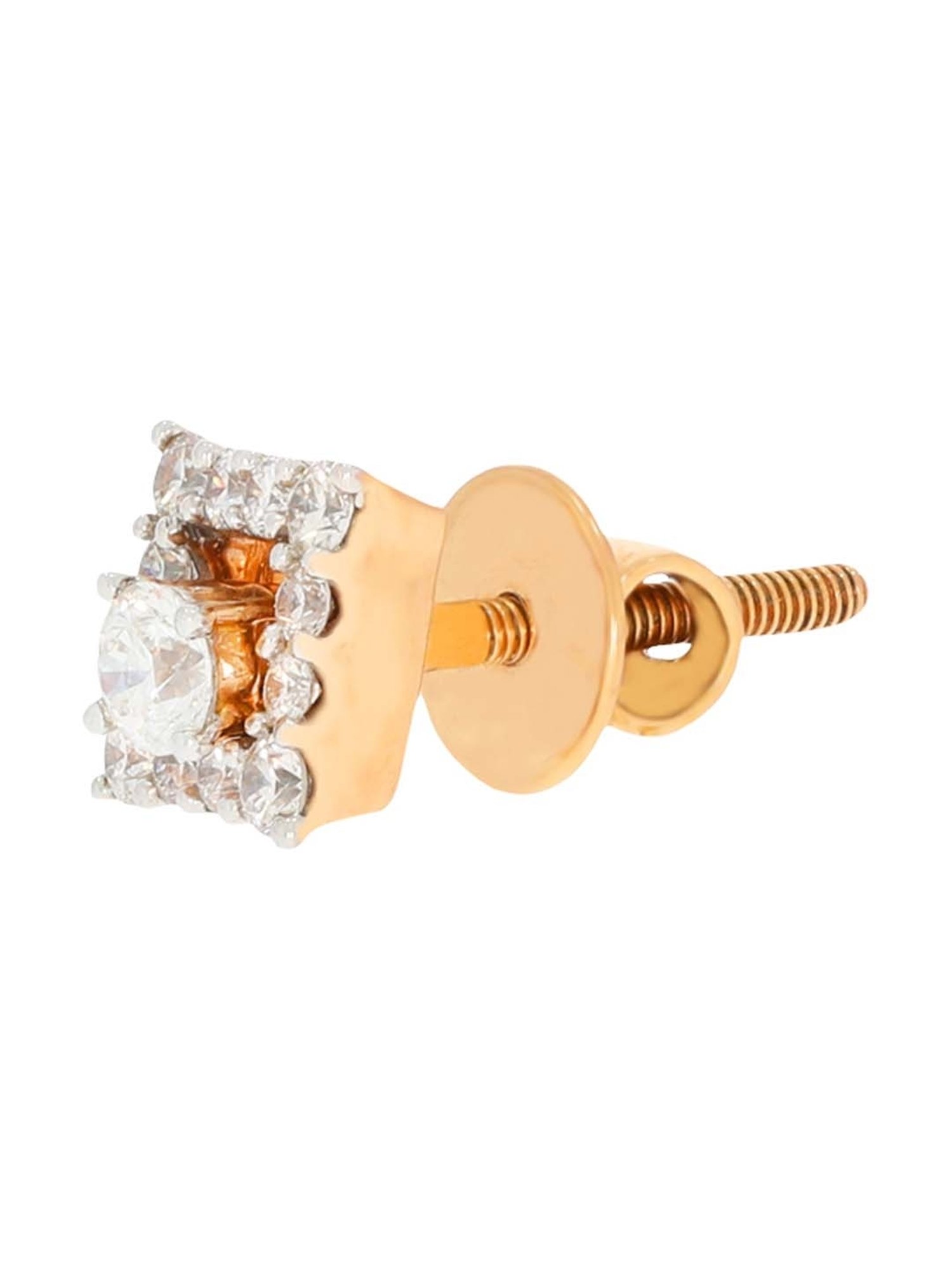 Waman Hari Pethe Jewellers 18k Gold & Diamond Earrings for Women