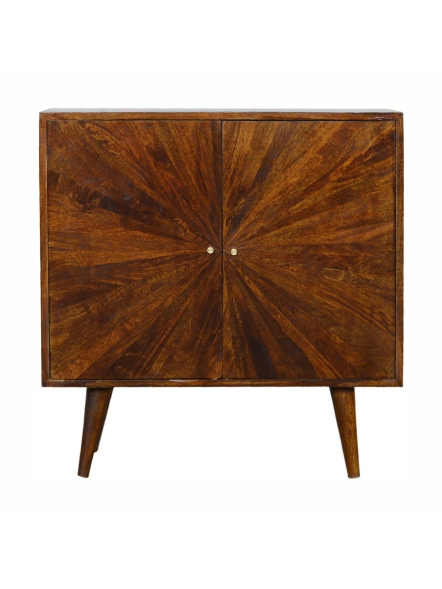 Artisan Furniture Brown Wood Chestnut Sunrise Brown Wood Cabinet