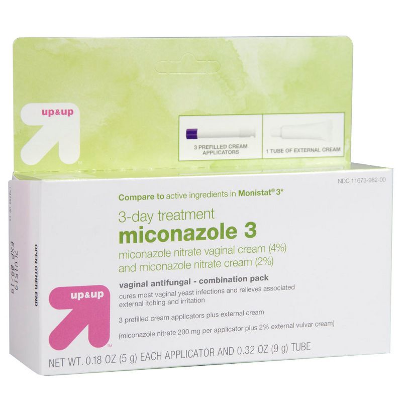 Miconazole 3 Day Treatment Combo Pack- up & up™