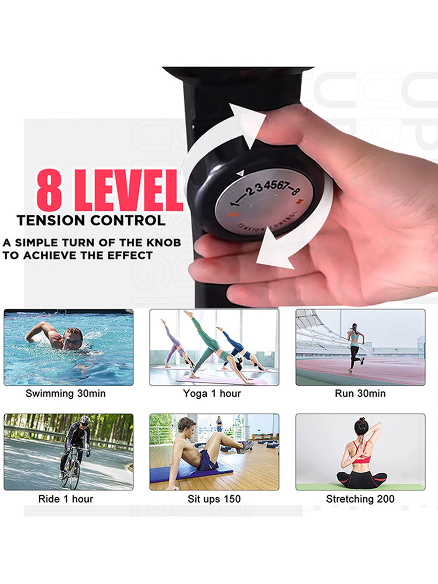 PowerMax Fitness BU-650 Upright Bike (Black)